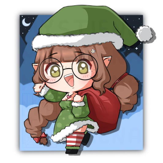 Chibi for &#39;&#39;Happy Holidays&#39;&#39; post