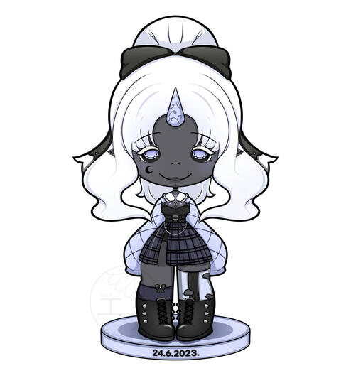 Chibi figurine art for debut celebration post (LanoraNihil) Chibi figurine art for debut celebration post (LanoraNihil)